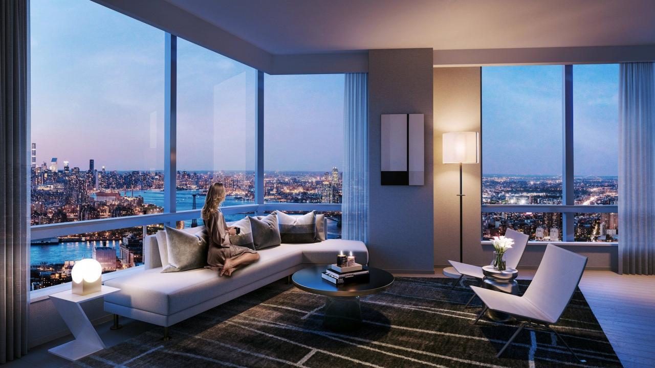 Price comparison of luxury apartments including utilities and parking fees