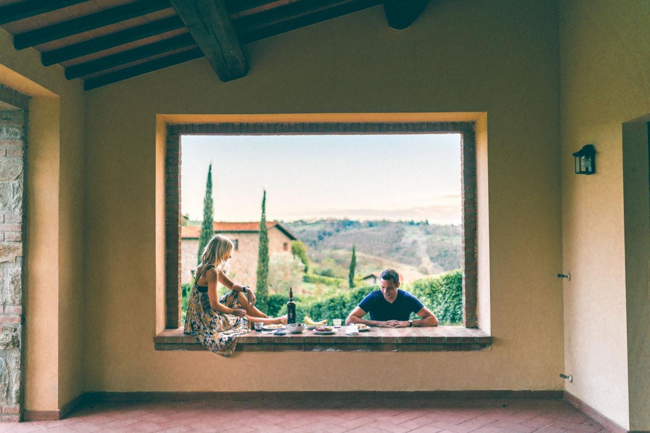 Romantic boutique hotels in Tuscany with wine tasting experiences