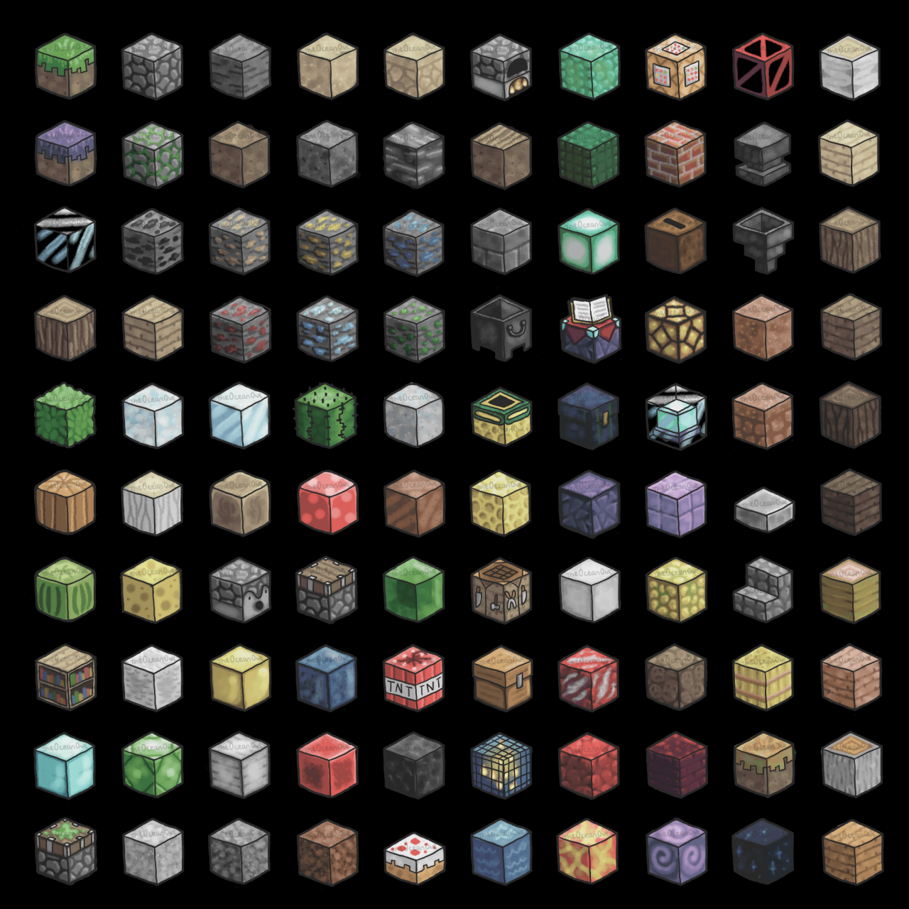 Mine blocks